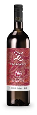 Svatomartinské víno Zborovský Modrý Portugal 2023