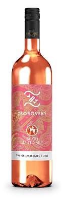 Svatomartinské víno Zborovský Zweigeltrebe Rosé 2023
